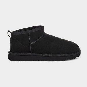 #230 Women's UGG Classic Black Ultra Mini